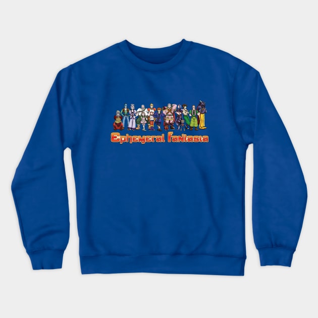 Ephemeral Fantasia Heroes Crewneck Sweatshirt by WarioPunk